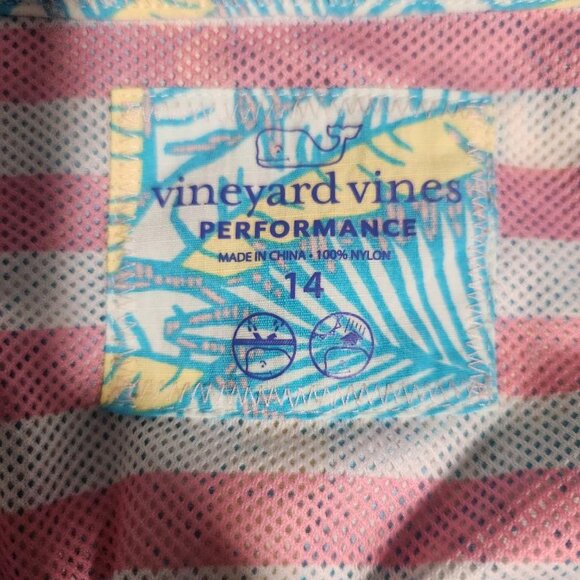 Vinyard Vines Performance Polo Shirt Dress Womens Sz 14 MSRP $158 - Picture 6 of 10